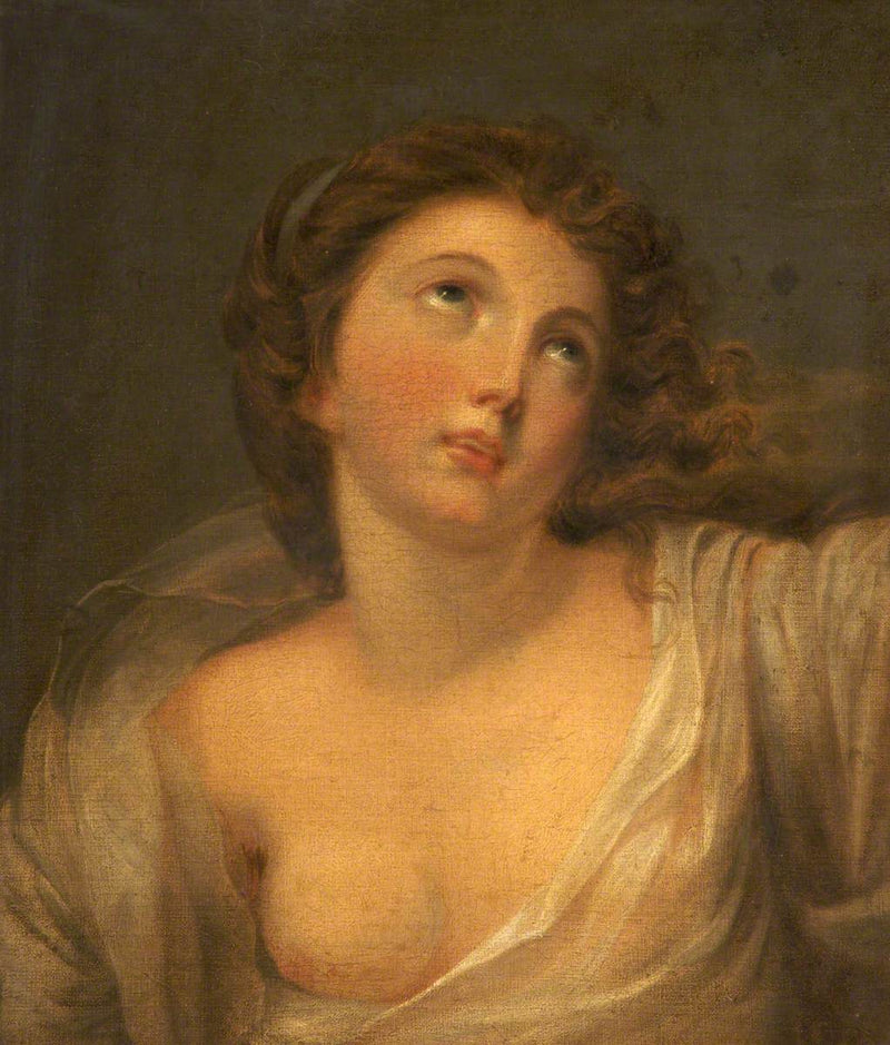 Cabeza de niña - Jean-Baptiste Greuze