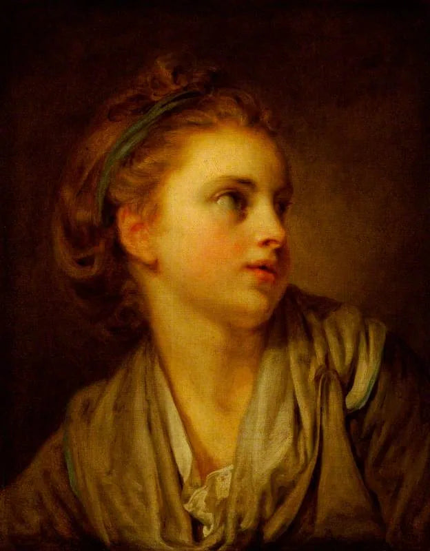 Cabeza de niña - Jean-Baptiste Greuze