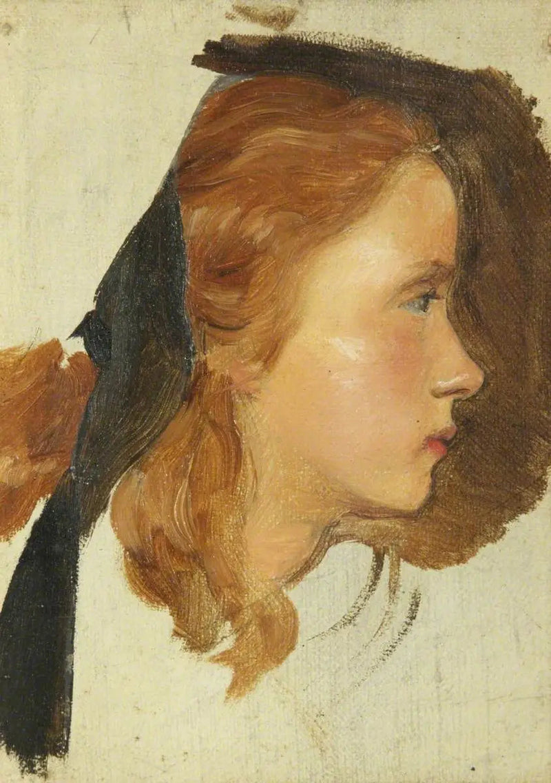 Cabeza de niña - John Everett Millais