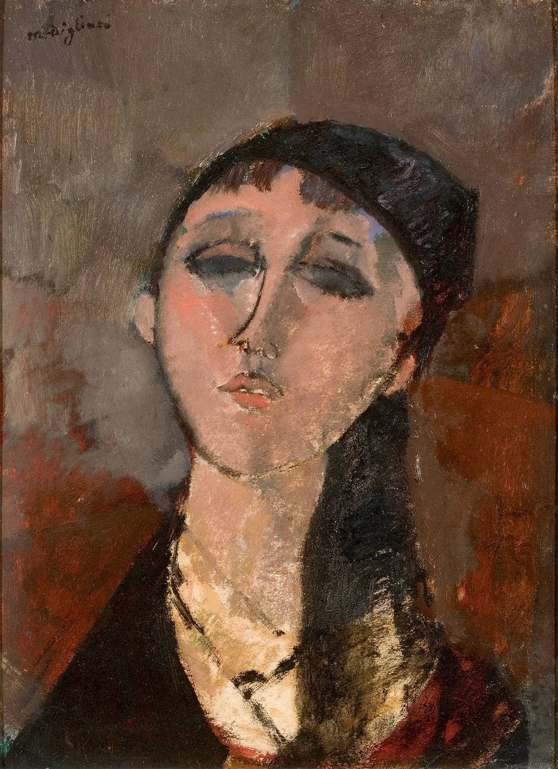 Cabeza de niña (Louise) - Amedeo Modigliani