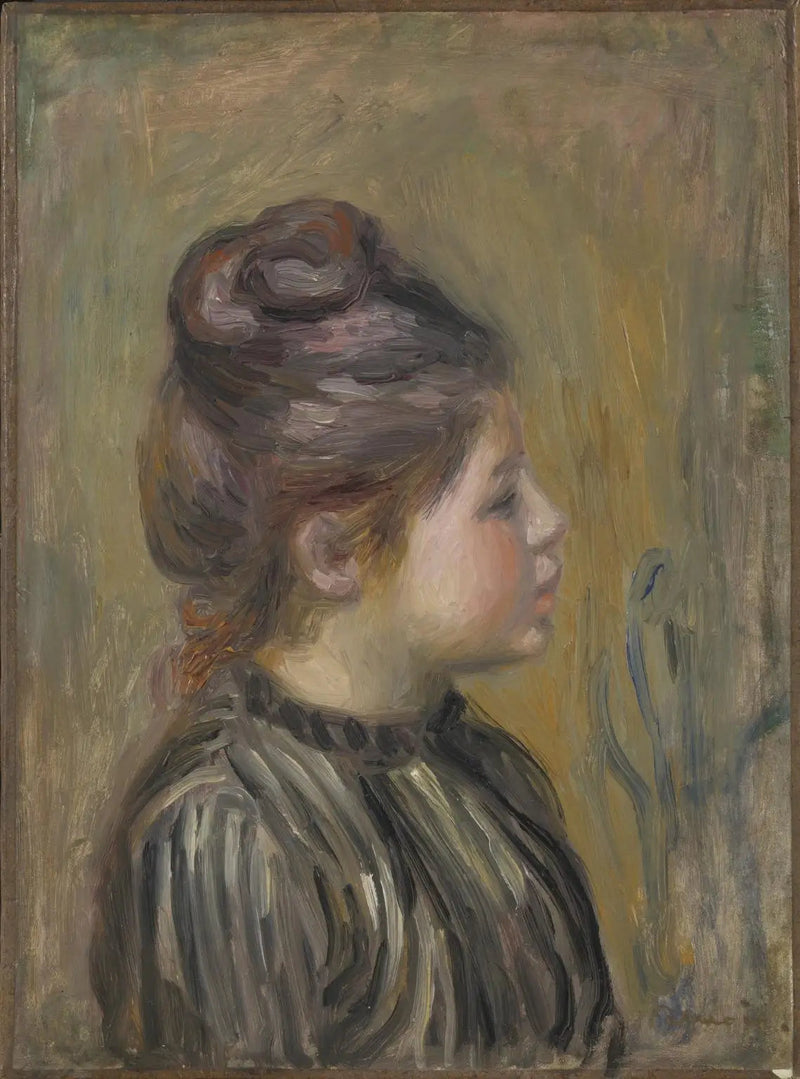 Cabeza de niña - Pierre-Auguste Renoir