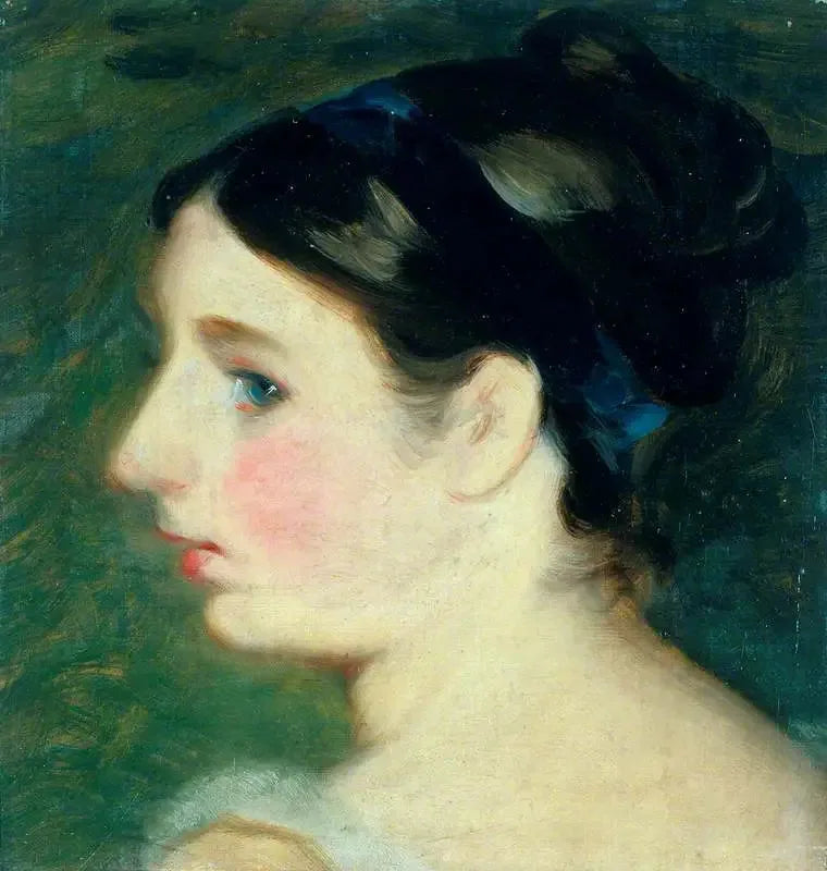 Cabeza de niña (probablemente un retrato de Mary Constable) - John Constable