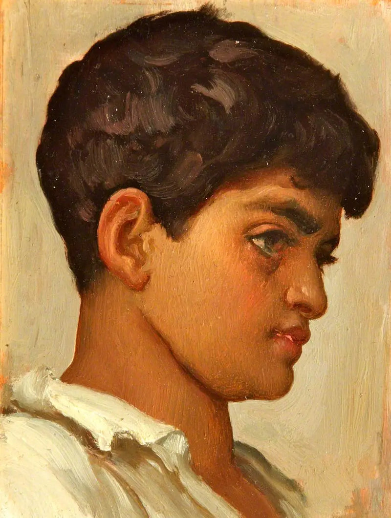 Cabeza de niño español - Frederic Leighton