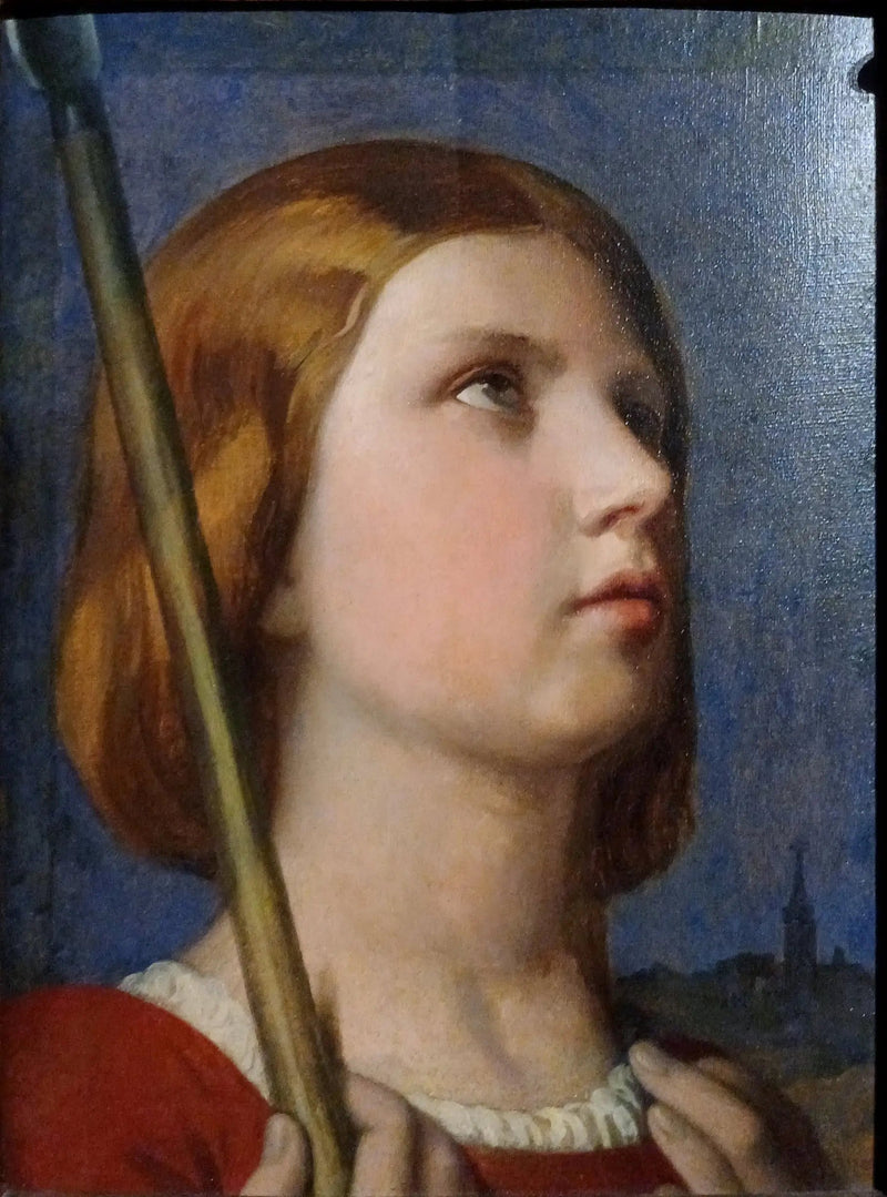 Cabeza de Juana de Arco en éxtasis - Jean-Auguste-Dominique Ingres