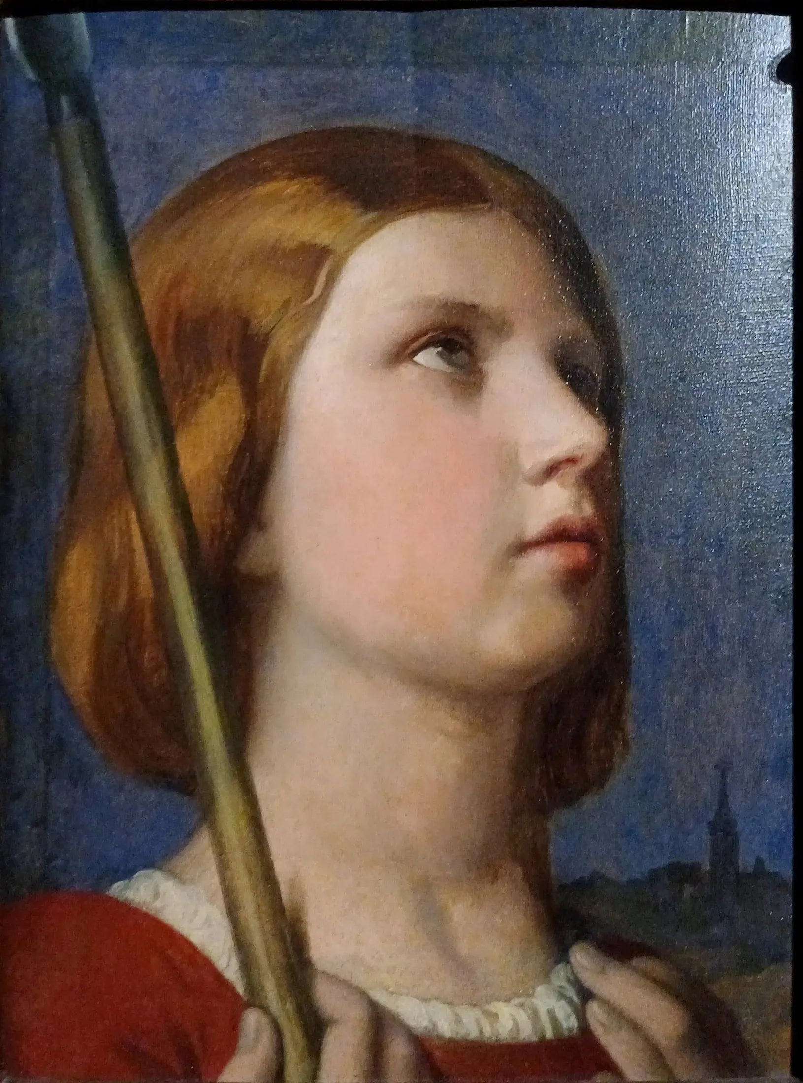 Tête de Jeanne d'Arc en extase - Jean-Auguste-Dominique Ingres image 1 reproduction réalisée par Alpha Reproduction