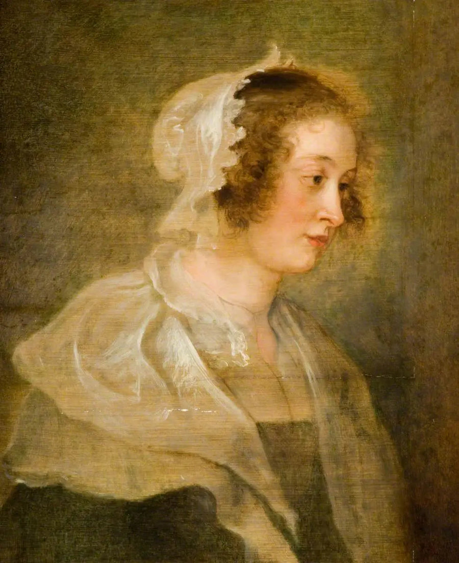 Cabeza de joven mujer - Peter Paul Rubens