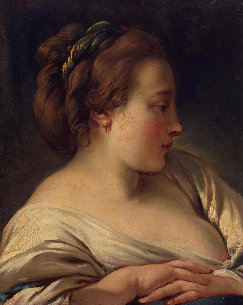 Cabeza de joven - François Boucher