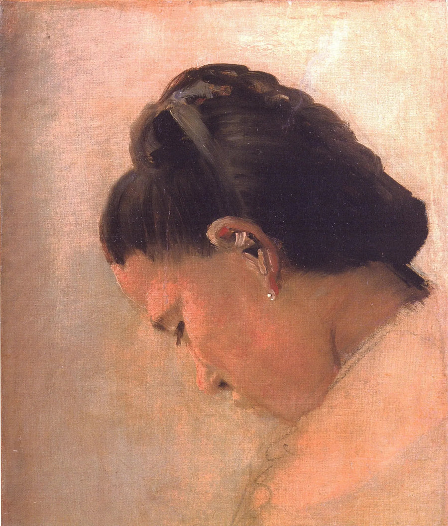 Cabeza de joven - Georges Seurat