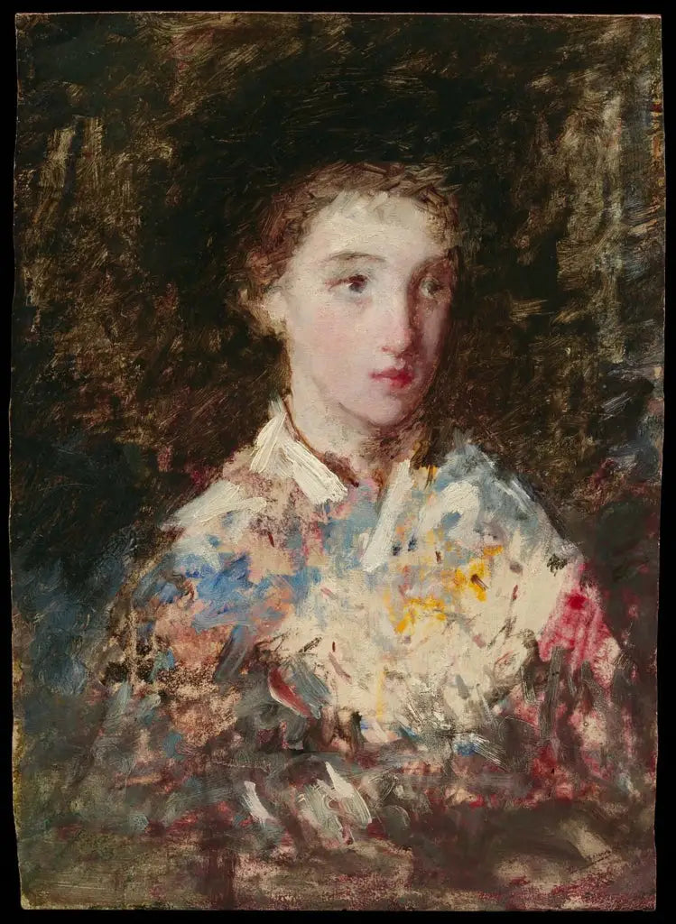 Cabeza de joven - Mary Cassatt
