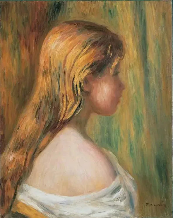 Cabeza de joven - Pierre-Auguste Renoir