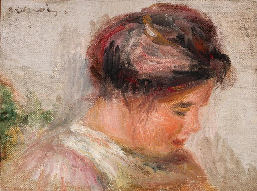 Cabeza de Joven Mujer - Pierre-Auguste Renoir
