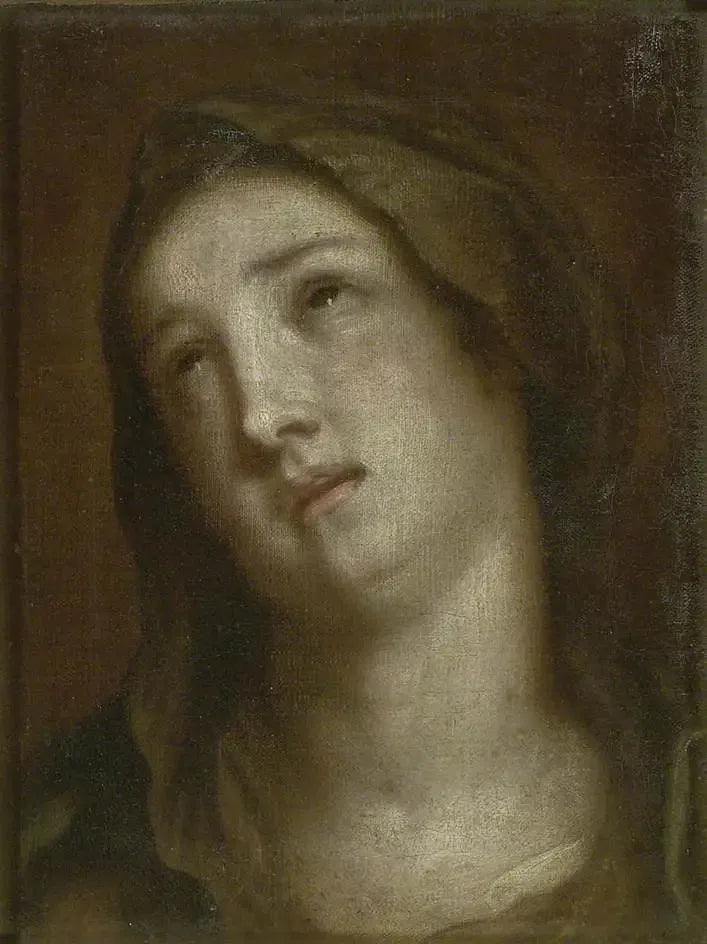 Cabeza de la Virgen en duelo - Antoine van Dyck