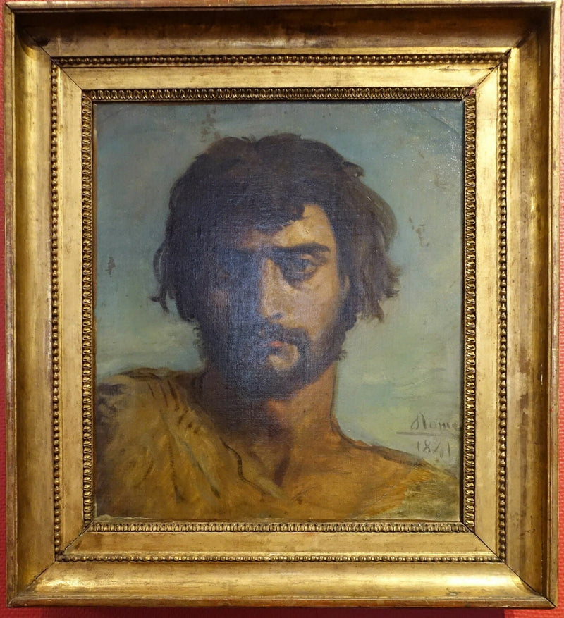 Cabeza de pastor de los Pantanos de Pontins - Théodore Chassériau