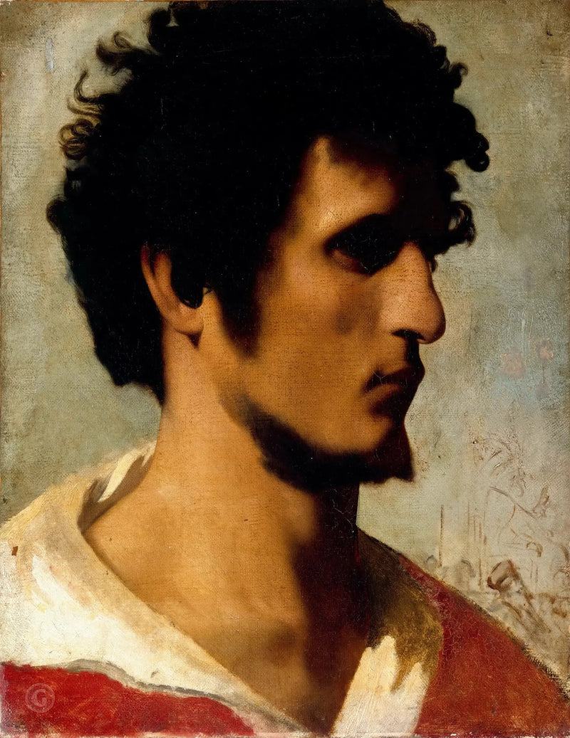 Cabeza de campesino de la campiña romana - Jean-Léon Gérôme