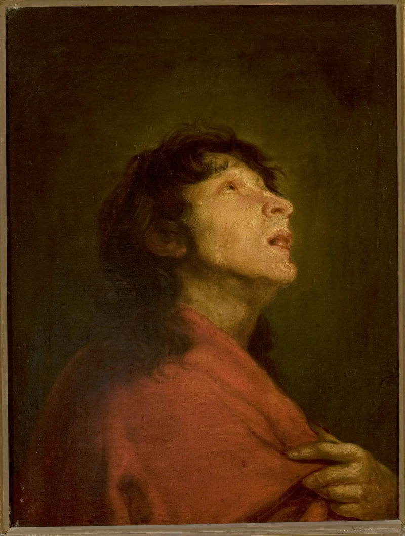 Cabeza de San Juan Evangelista - Antoine van Dyck