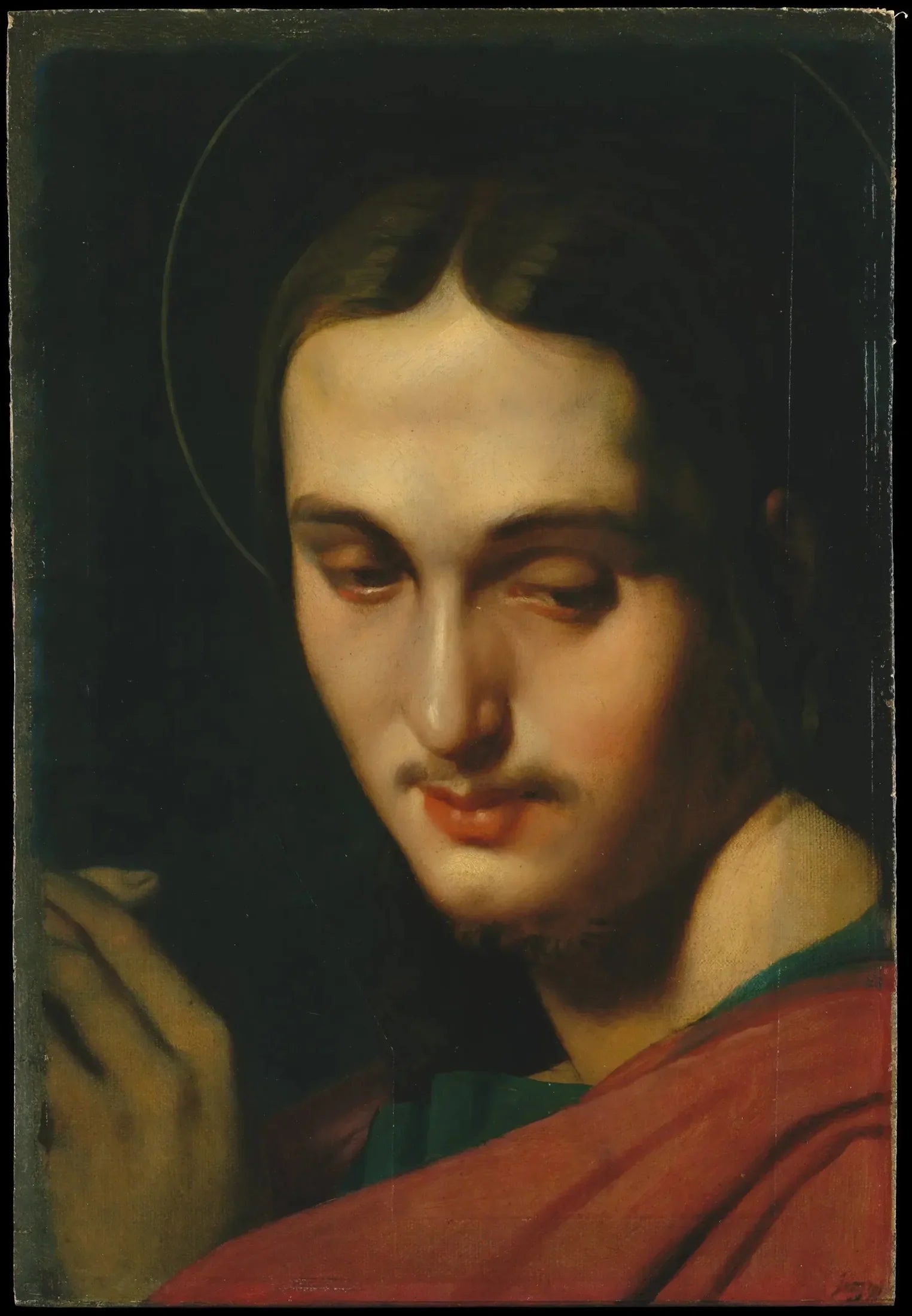 Tête de saint Jean l'Évangéliste - Jean-Auguste-Dominique Ingres image 1 reproduction artisanale de tableau