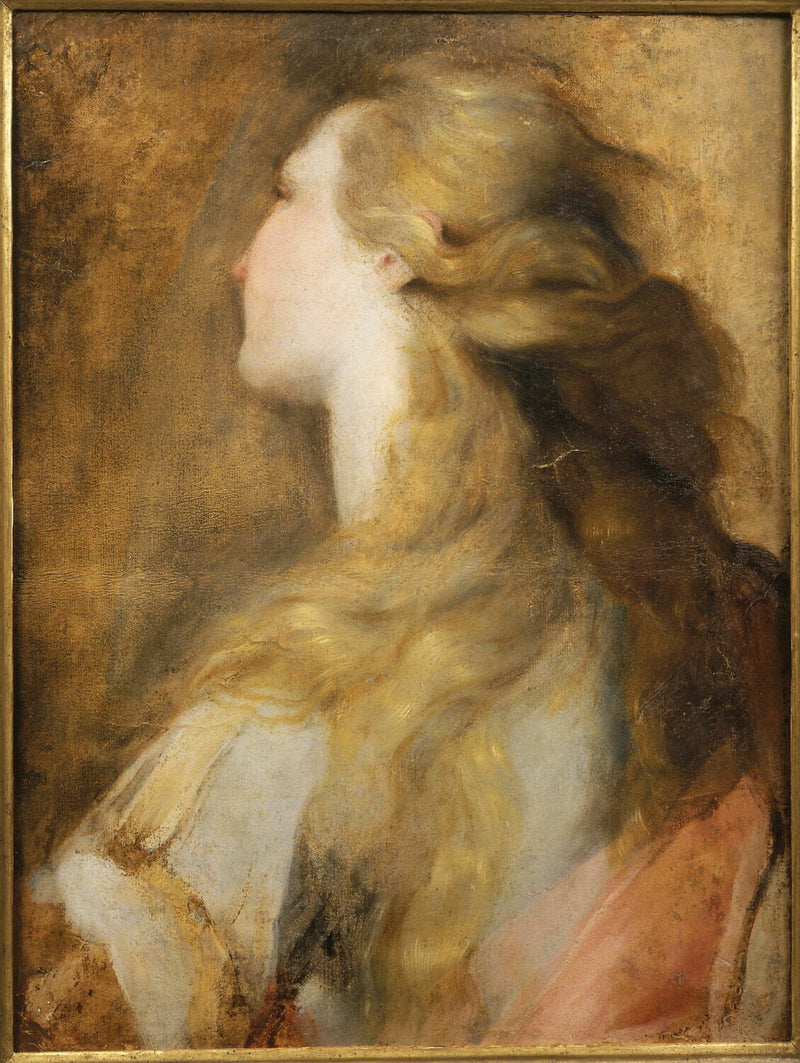 Cabeza de Santa María Magdalena - Federico Barroci
