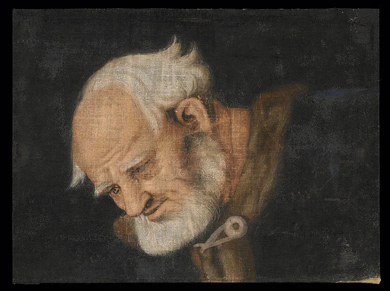 Cabeza de anciano (¿Nicodemo?) - Hans Baldung Grien