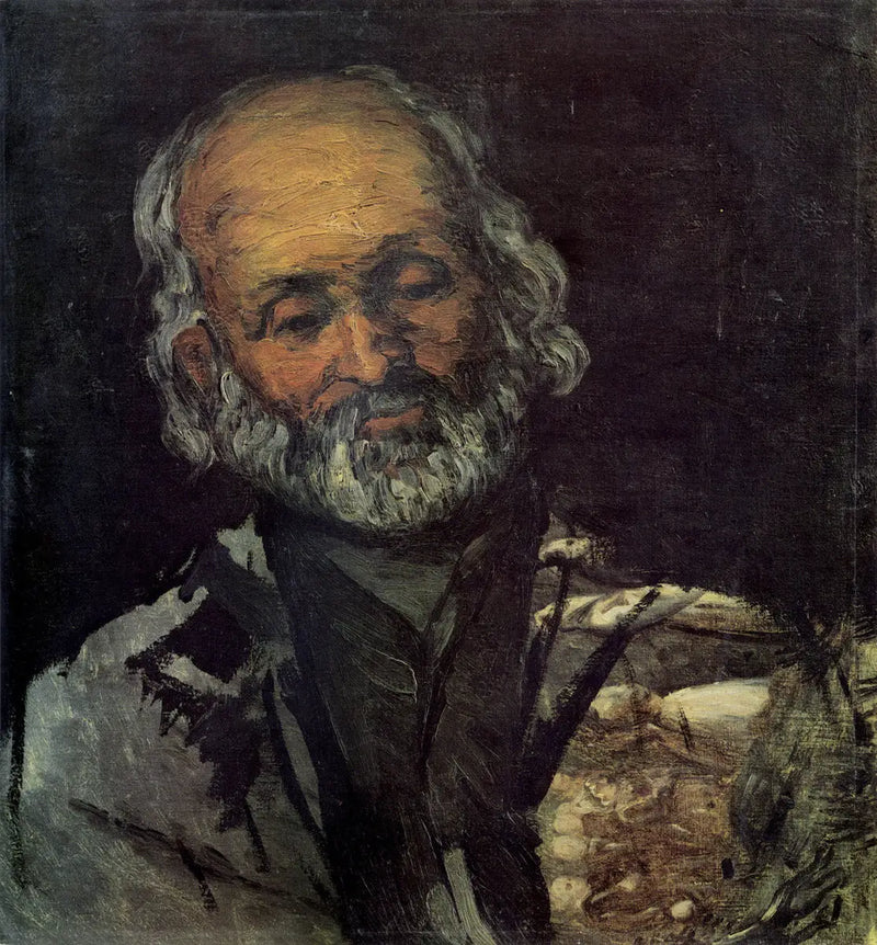 Cabeza de anciano - Paul Cézanne