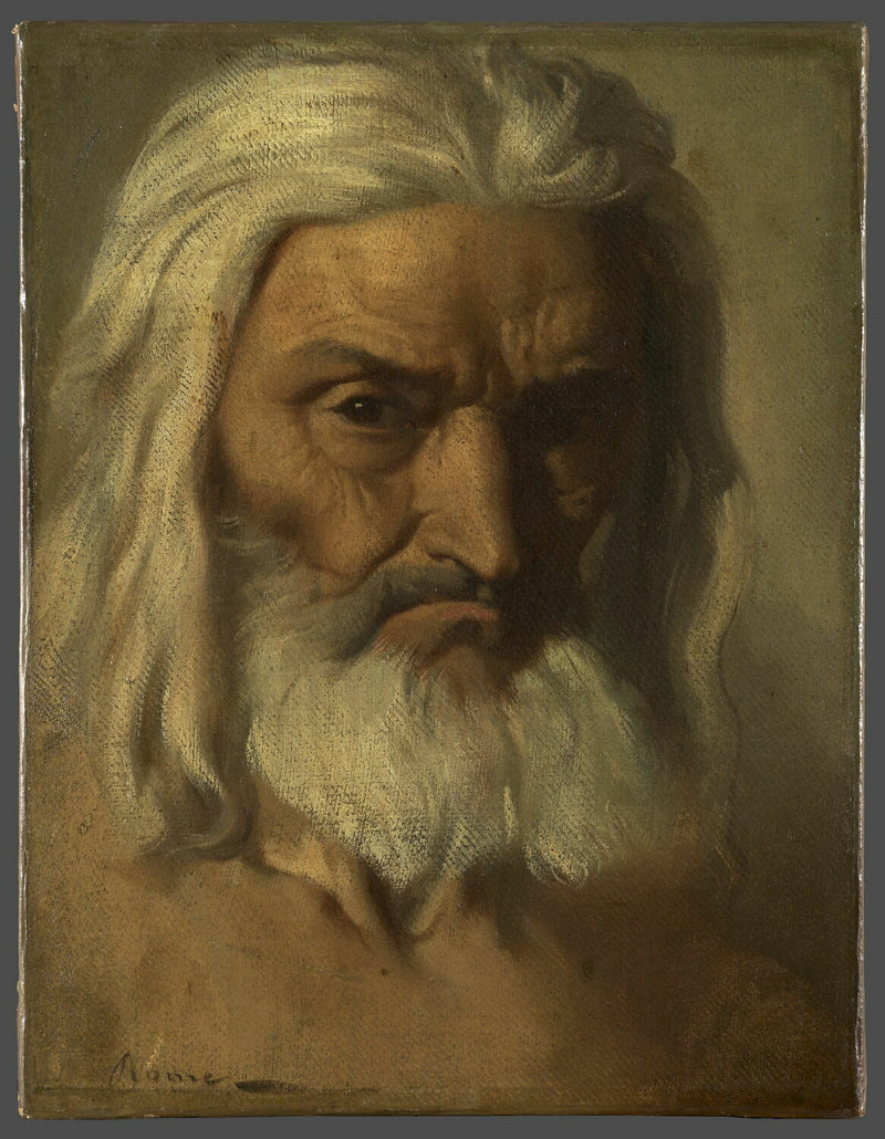 Cabeza de anciano - Théodore Chassériau