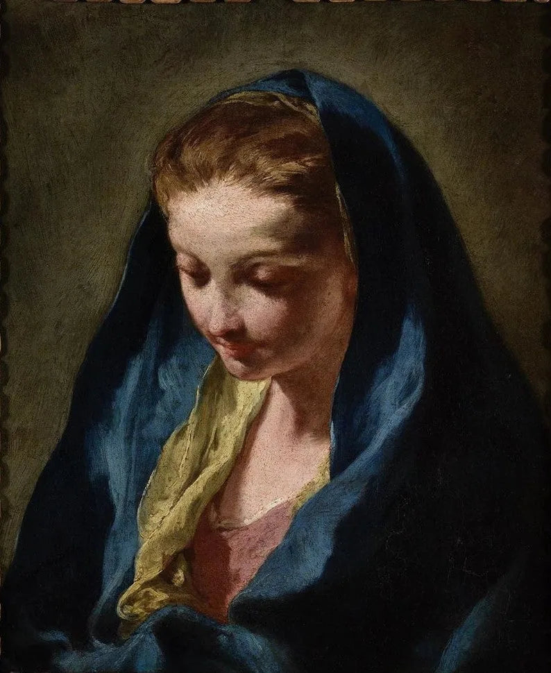 Cabeza de la Virgen - Giovanni Battista Pittoni