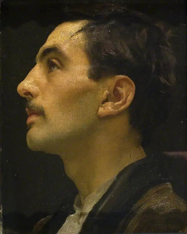 Cabeza de un maniquí italiano - Frederic Leighton
