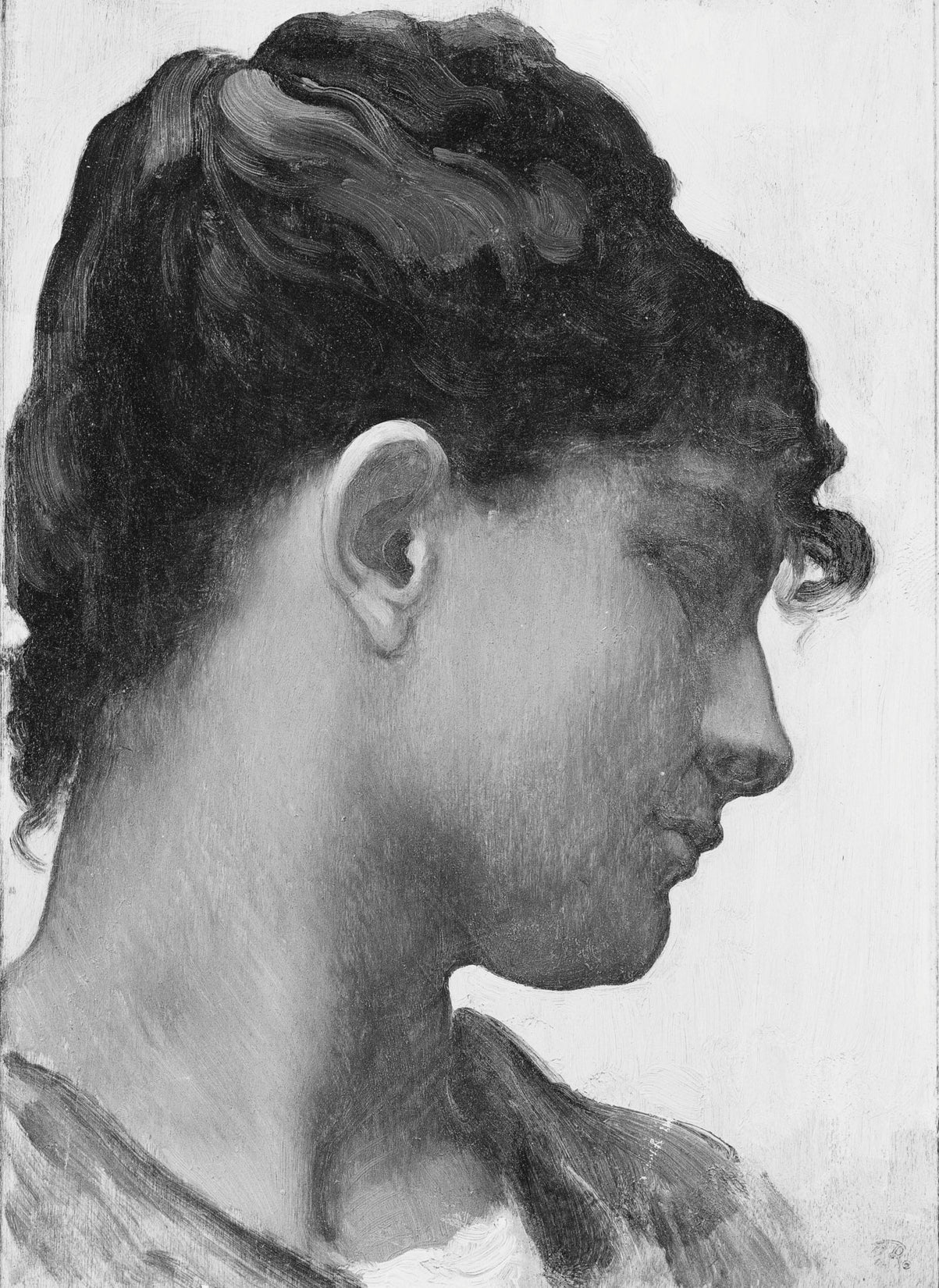 Tête d’une fille italienne - Frederic Leighton - Alpha Reproduction