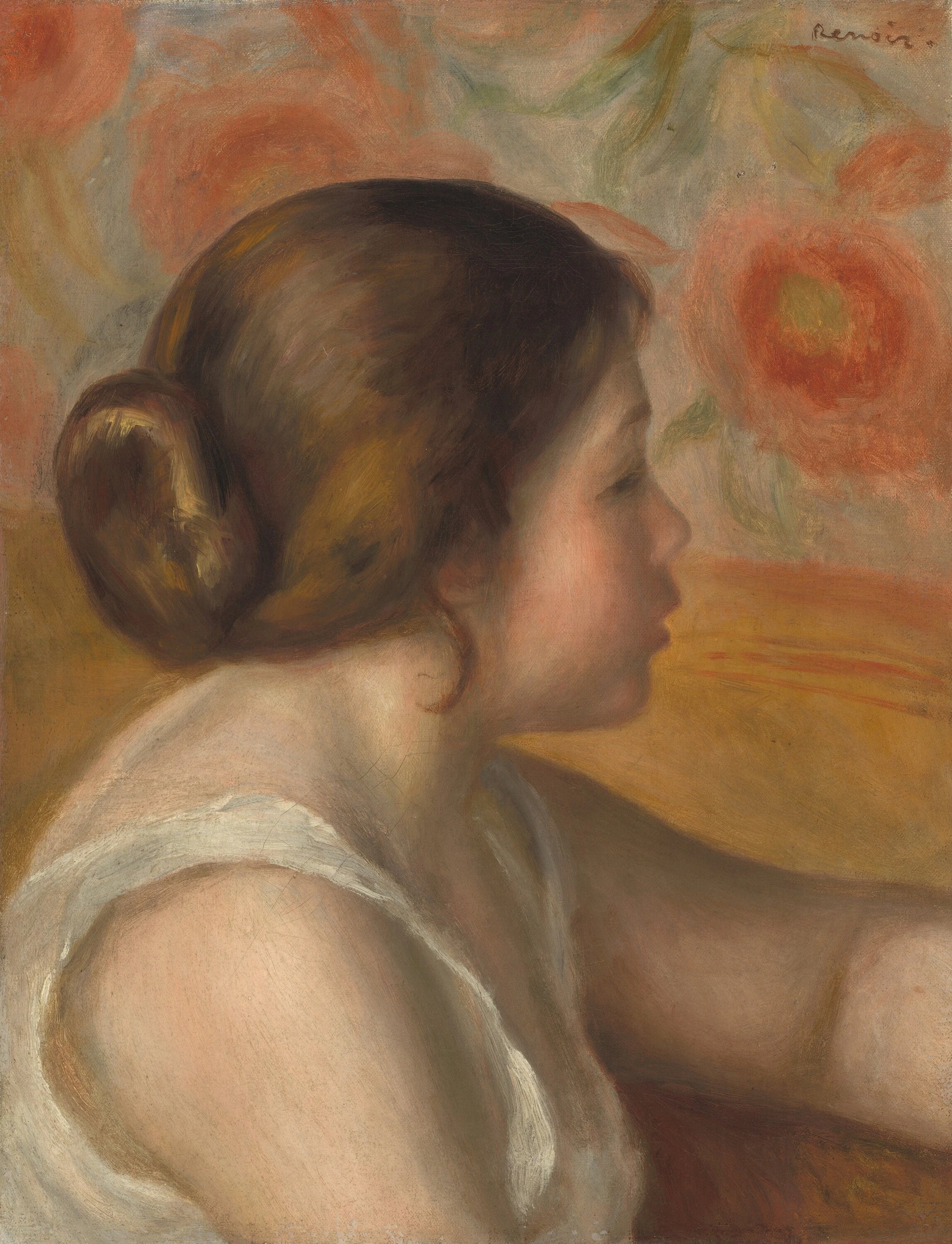Tête de jeune fille - Auguste Renoir