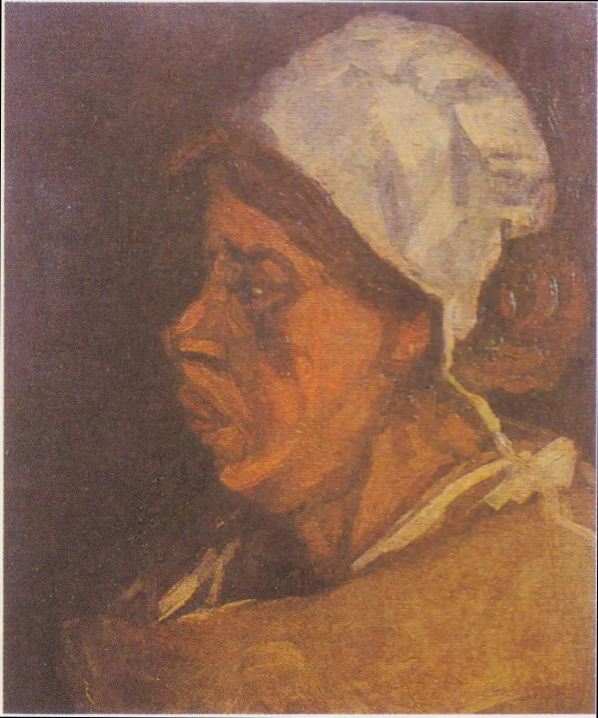Tête de paysanne au bonnet blanc F131 JH685 — Vincent van Gogh