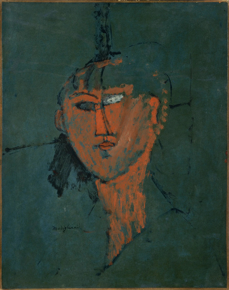 Cabeza roja - Amedeo Modigliani