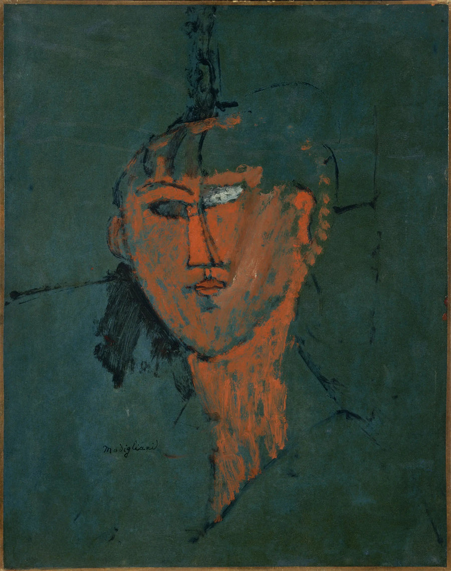 Cabeza roja - Amedeo Modigliani