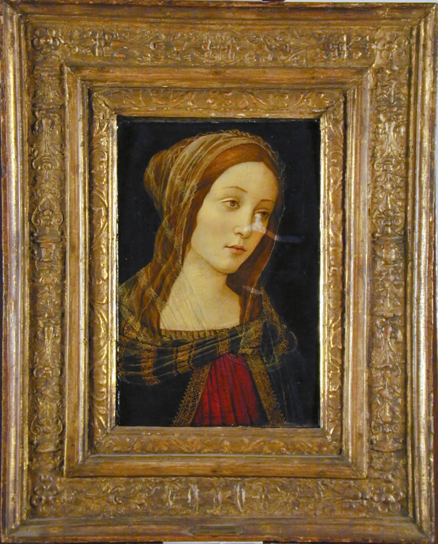 Cabeza de un santo - Sandro Botticelli