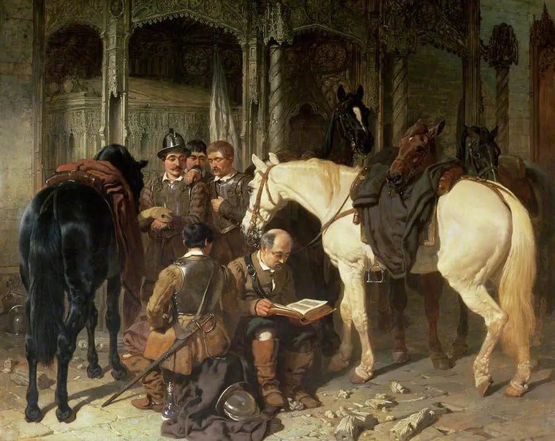 Cabezas redondas en una iglesia de Arundel - John Frederick Herring, Sr.