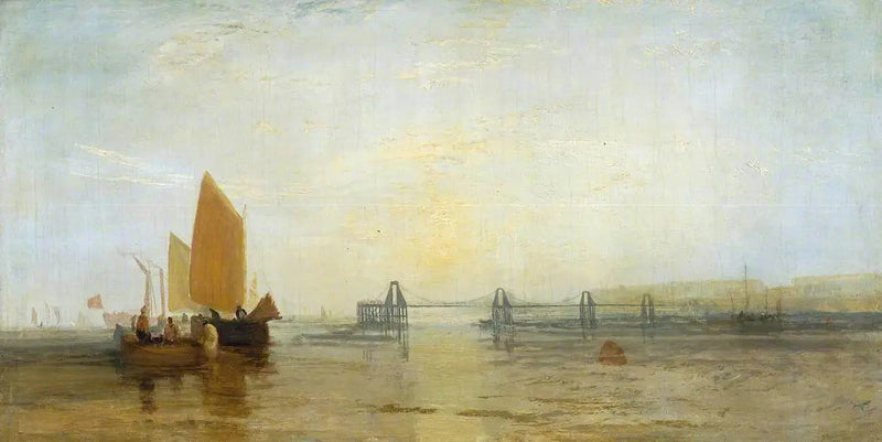 El muelle de la cadena, Brighton - J. M. W. Turner