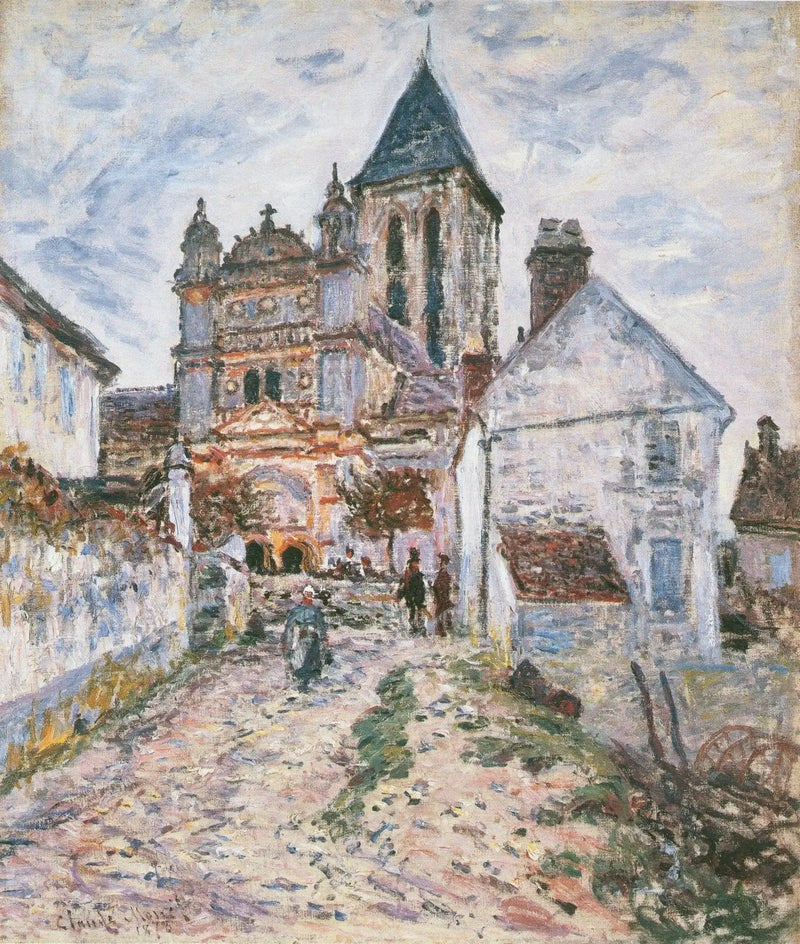 La iglesia de Vétheuil - Claude Monet