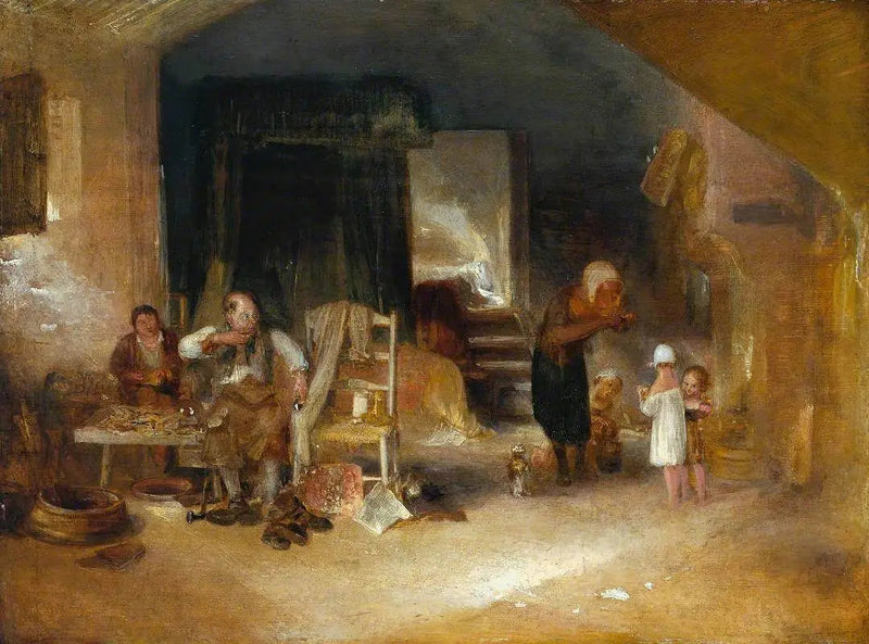 El hogar del zapatero - J. M. W. Turner