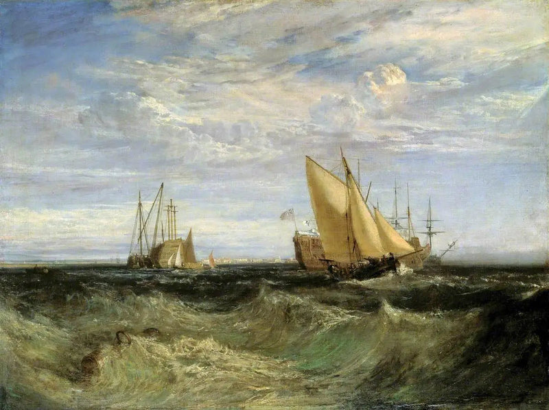 La Confluencia del Támesis y el Medway - J. M. W. Turner