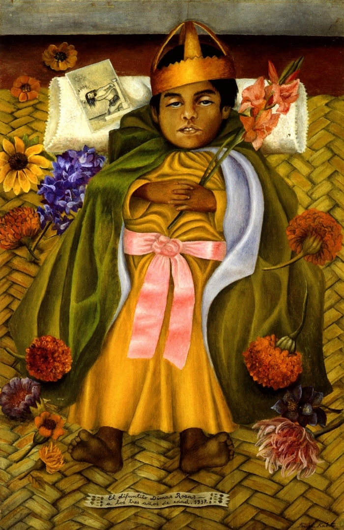 Le Défunt Dimas - Frida Kahlo image 1 reproduction de peinture à l’huile