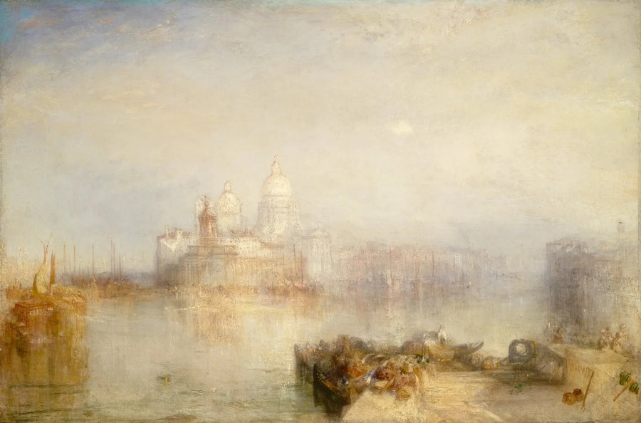 La Dogana y Santa Maria della Salute, Venecia - J. M. W. Turner