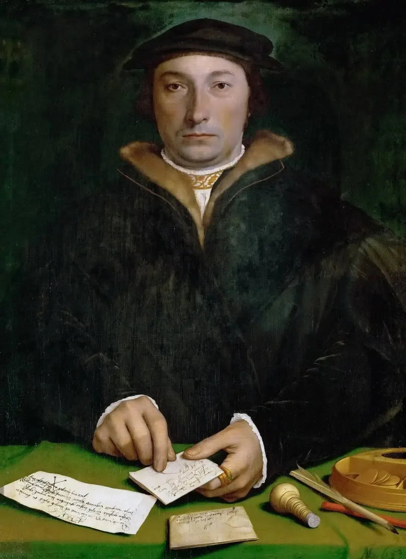 El comerciante de Duisburgo Dirck Tybis - Hans Holbein el Joven