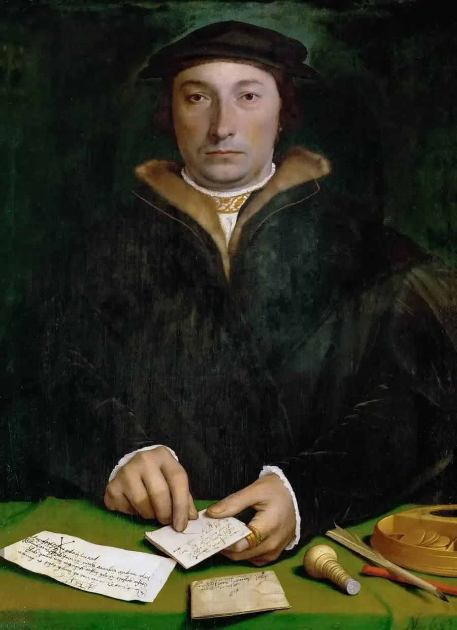 El comerciante de Duisburgo Dirck Tybis - Hans Holbein el Joven