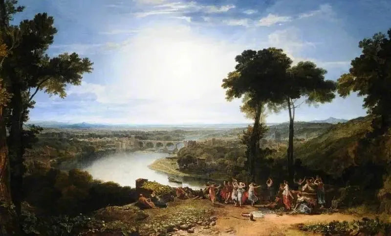 El Festival de la Apertura de la Vendimia en Mâcon, Francia - J. M. W. Turner