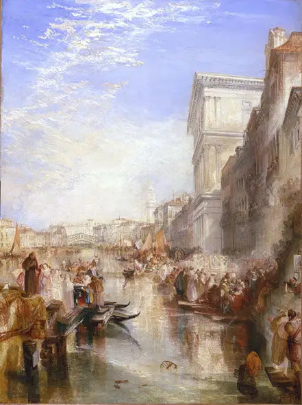 El Gran Canal: Escena - Una Calle en Venecia - J. M. W. Turner