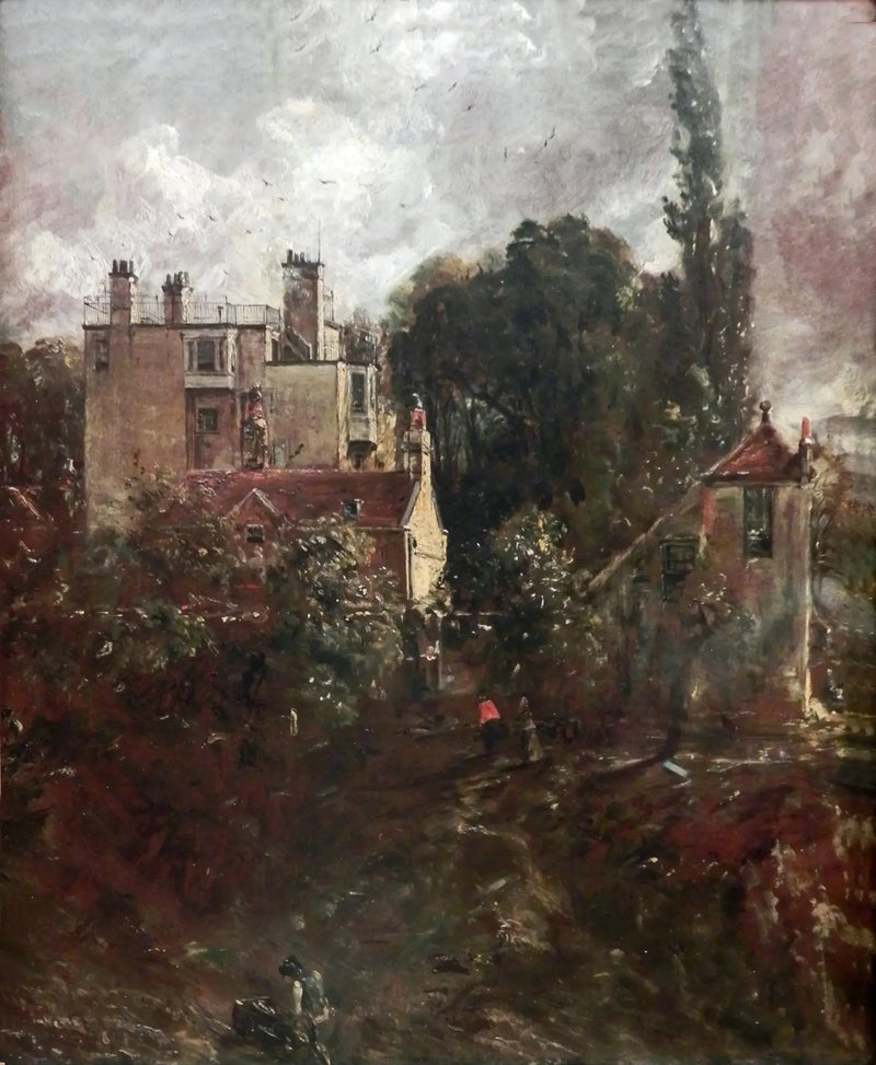 The Grove, o la casa del almirante en Hampstead - John Constable