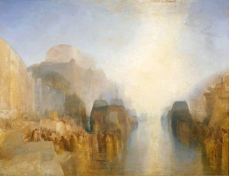 El Puerto de Brest: El Muelle y el Castillo - J. M. W. Turner