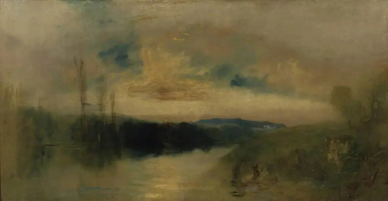 El Lago, Petworth, Amanecer - J. M. W. Turner