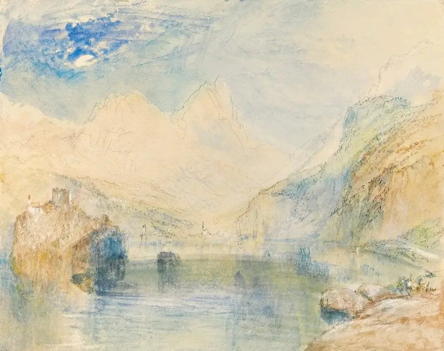 El Lauerzersee con Schwyz y los Mythen, Suiza - J. M. W. Turner