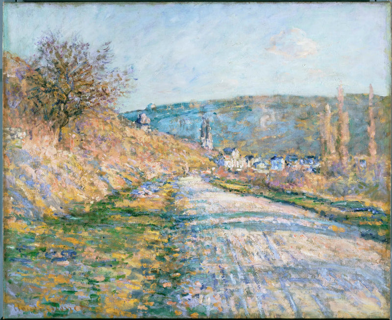 El camino a Vétheuil - Claude Monet