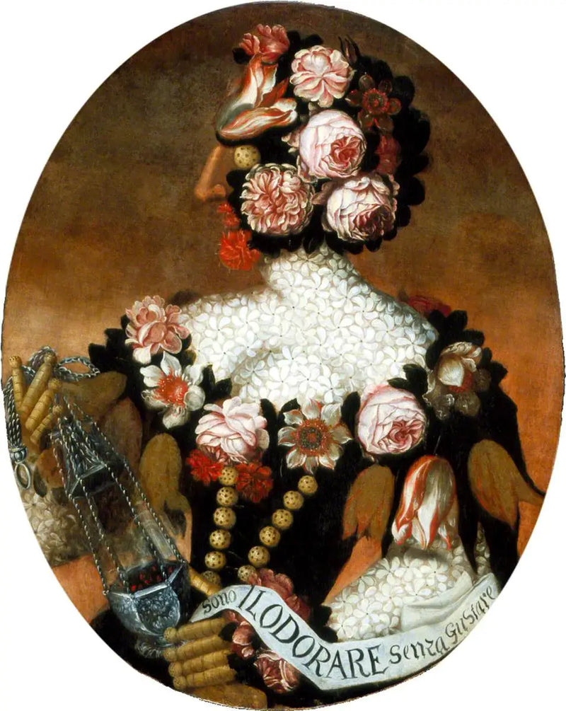 El sentido del olfato - Giuseppe Arcimboldo