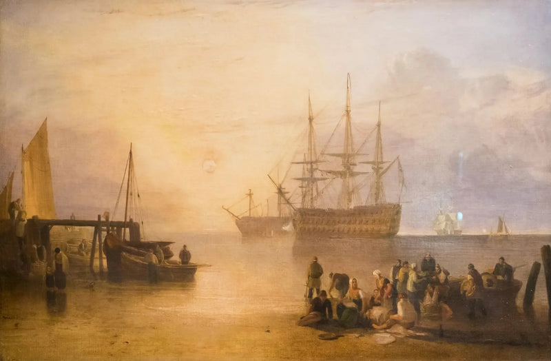 El Sol Saliente a Través del Vapor. - J. M. W. Turner